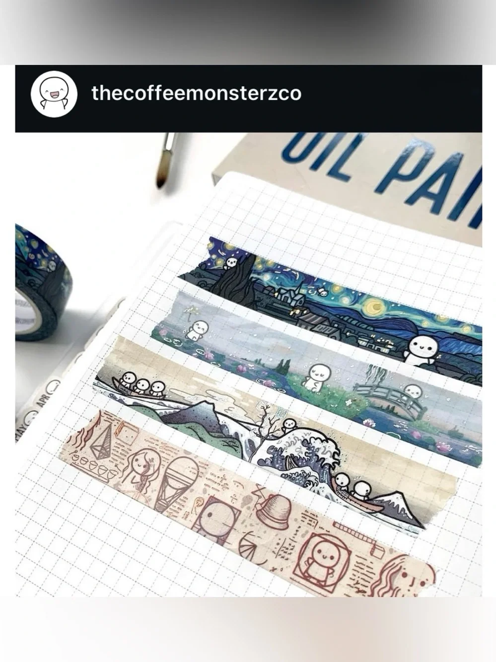 TheCoffeeMonsterzCo Washi Tape